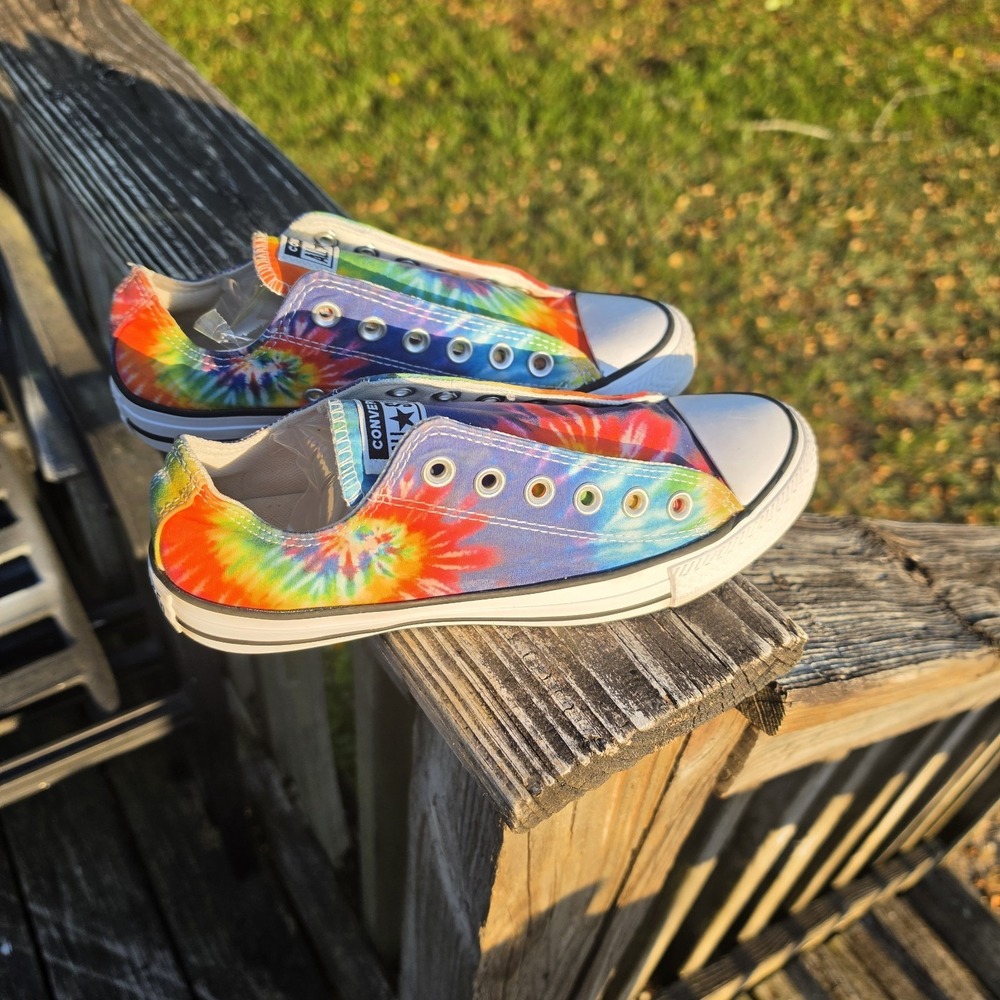 Converse Chuck Taylor All Star Shoes Mens 5 Womens 7 Tie Dye Colorful Sneakers